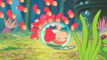Ponyo On The Cliff By Sea Wallpaper Studio Ghibli