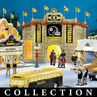 Steelers Christmas Village Terrible Towel