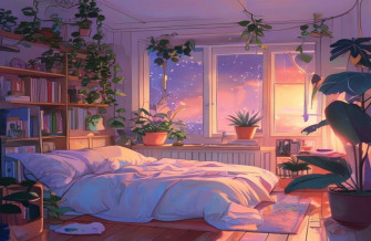 Lofi Anime Aesthetic iPad Wallpaper