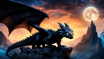 Alpha Toothless Wallpaper