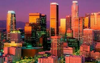 Wallpaper Los Angeles California Usa Skyscrapers HD