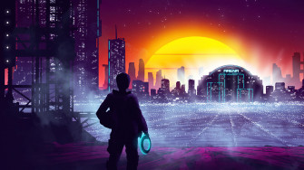 Sunset Sci Fi City Digital Art Wallpaper 4k HD Pc 2400f
