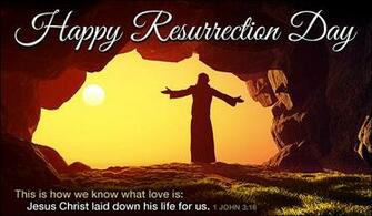Happy Resurrection Day Ecard Email Personalized Easter