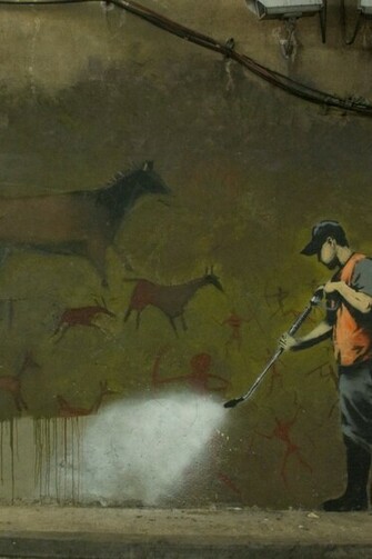 Desktop Wallpaper Creative Street Art Banksy