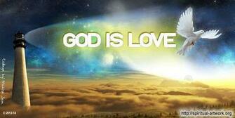 God Is Love Spiritual Artwork