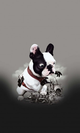 Cute Cartoon Dog Wallpaper