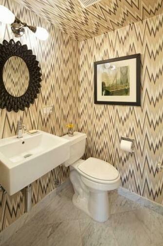 Powder Bath Wallpaper Stencil Ideas