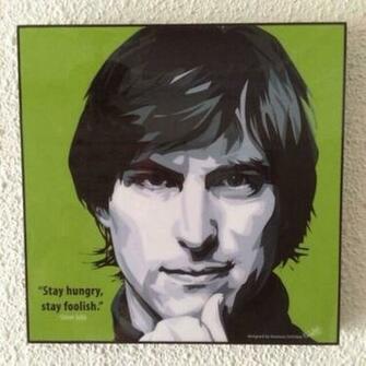 Steve Jobs Young Popart