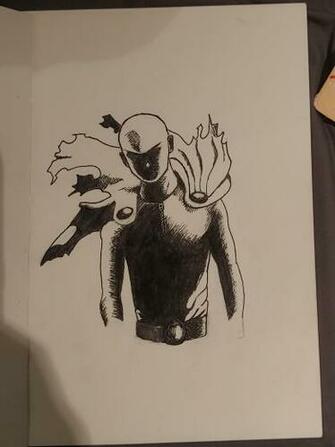 Sketched Out My Computers Wallpaper Yesterday Because I Was Bored