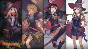 Konachan Akko Kagari Diana Cavendish Doren Hat Little