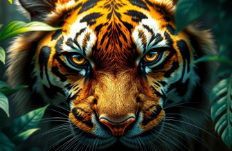 Angry Tiger Eyes Wallpaper