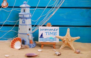 Wallpaper Sand Beach Summer Stay Lighthouse Shell