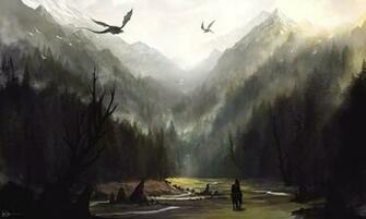 Misty Mountains By Ninjatic