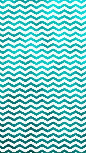Teal Chevrons Wallpaper For iPhone Silver Spiral Studio