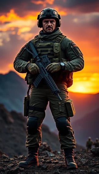 Military Soldier Phone Wallpaper