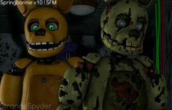Springbonnie Springtrap With Image Fnaf Purple Guy Golden