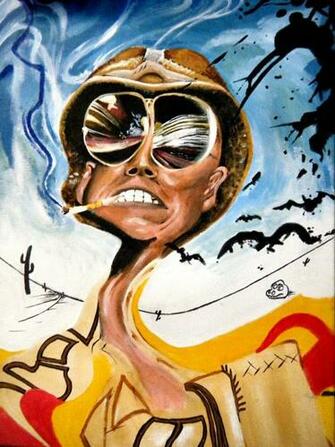 Digital Arts Calligram Fear And Loathing In Las Vegas