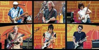 Top Buddy Guy Eric Clapton Jeff Beck Bottom Derek Trucks Ronnie