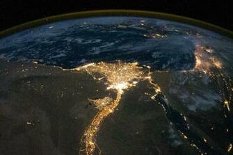 Egypt City Lights Nile Cairo Wallpaper