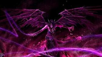 Angel League Of Legends Morgana The Fallen Angels Wallpaper