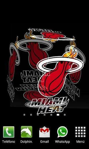 Bigger 3d Miami Heat Live Wallpaper For Android Screenshot
