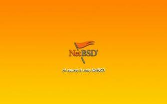 Netbsd Orange Flag Wallpaper Stock Photos