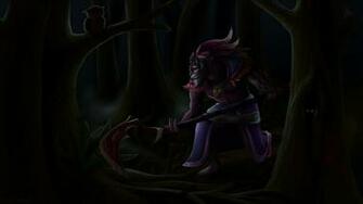 Heroes Are Illustrated On This Dota Wallpaper Dazzle