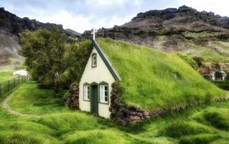 Beautiful Natural Grass Made House HD Wallpaper Search More