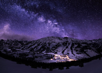 Stars Night Galaxy HD Nature 4k Wallpaper Image