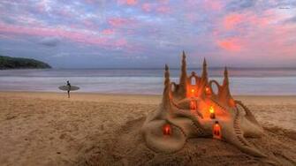 Sand Castle Wallpaper