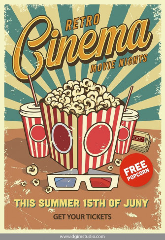 Cinema Posters Retro Posterler Vintage