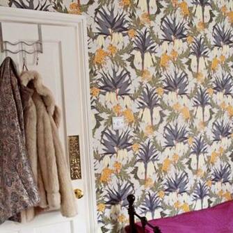 Friti Wallpaper Slate By Abigail Borg Pattern Love