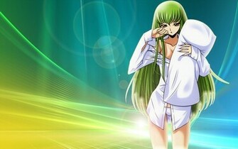 Code Geass C Cc Green Wallpaper Desktop