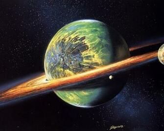 Cool Planet Picture Retro Desktop Wallpaper