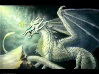 White Dragon High Resolution Wallpaper