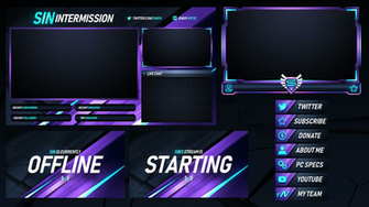 Twitch Livestream Designs Stream Packages Overlays On