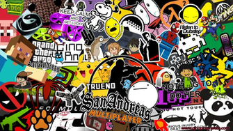 Sticker Bomb Wallpaper Image Pictures Becuo