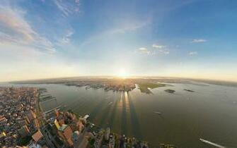 New York City Sunset Desktop Pc And Mac Wallpaper