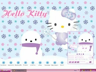Hello Kitty Christmas Background Ch