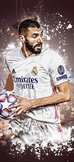 Real Madrid S Algerian Origin French Striker Karim Benzema 2k