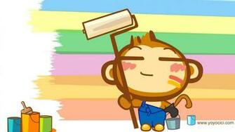 Yau Giggle Monkey Wallpaper