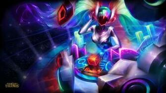 So I Made A Dj Sona Background Out Of The Original Ones