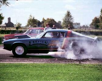 Muscle Car Burnout Desktop Wallpaper