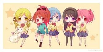 Beautiful Anime Chibi Girls Wide Wallpap
