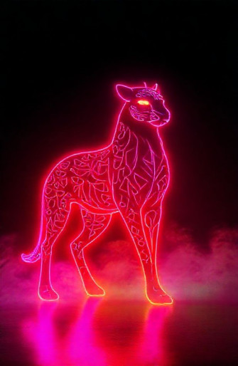 Neon Animal Wallpaper