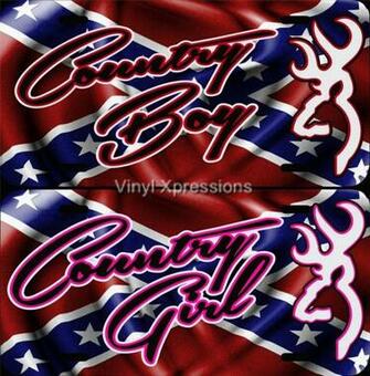 Buckmark Rebel Flag Country Boy Girl Custom Auto Tag License Plate
