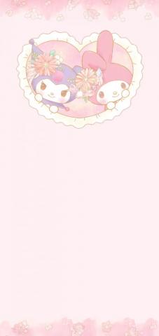 Be Positive My Melody And Kuromi Wallpaper Editing On The
