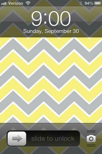 Orange And Gray Chevron Wallpaper The iPhone Will