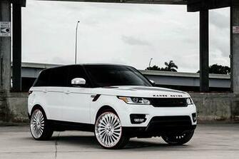 Wallpaper Land Rover Range Sport White Cars
