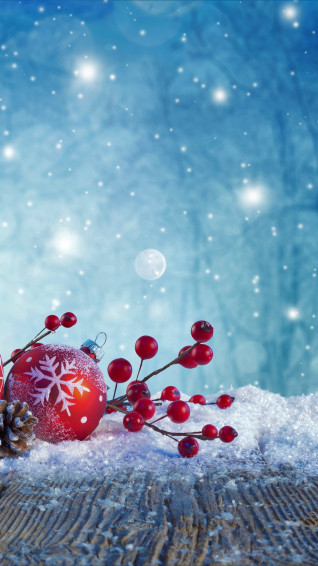 Wallpaper Christmas Ornaments Decorations